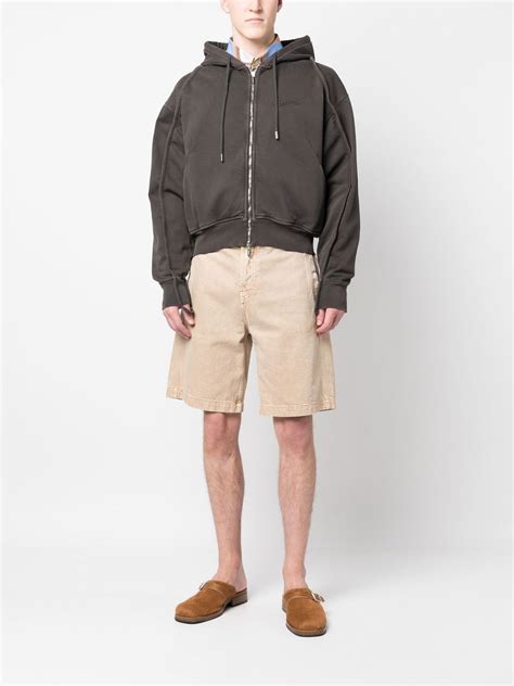 jacquemus zip up hoodie